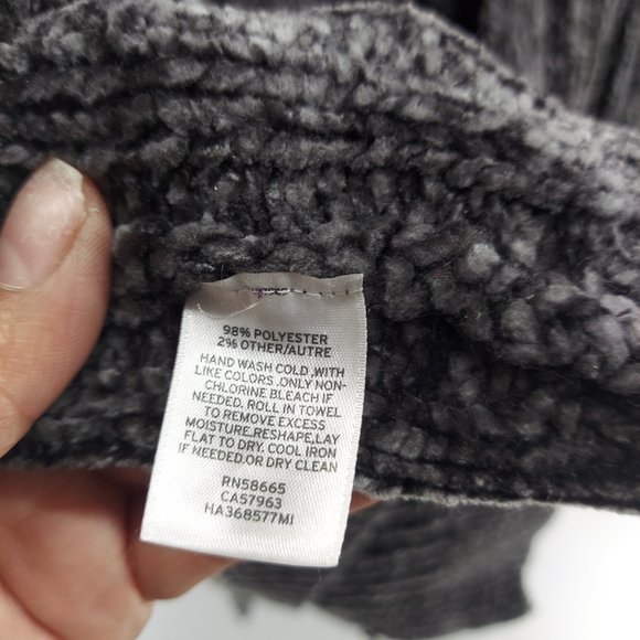 Halogen Chenille black Cardigan size medium - Picture 5 of 10